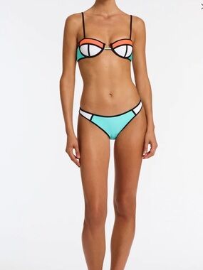 New Triangl POPPY - TUTTI FRUTTI NEOPRENE BALCONETTE BIKINI SET